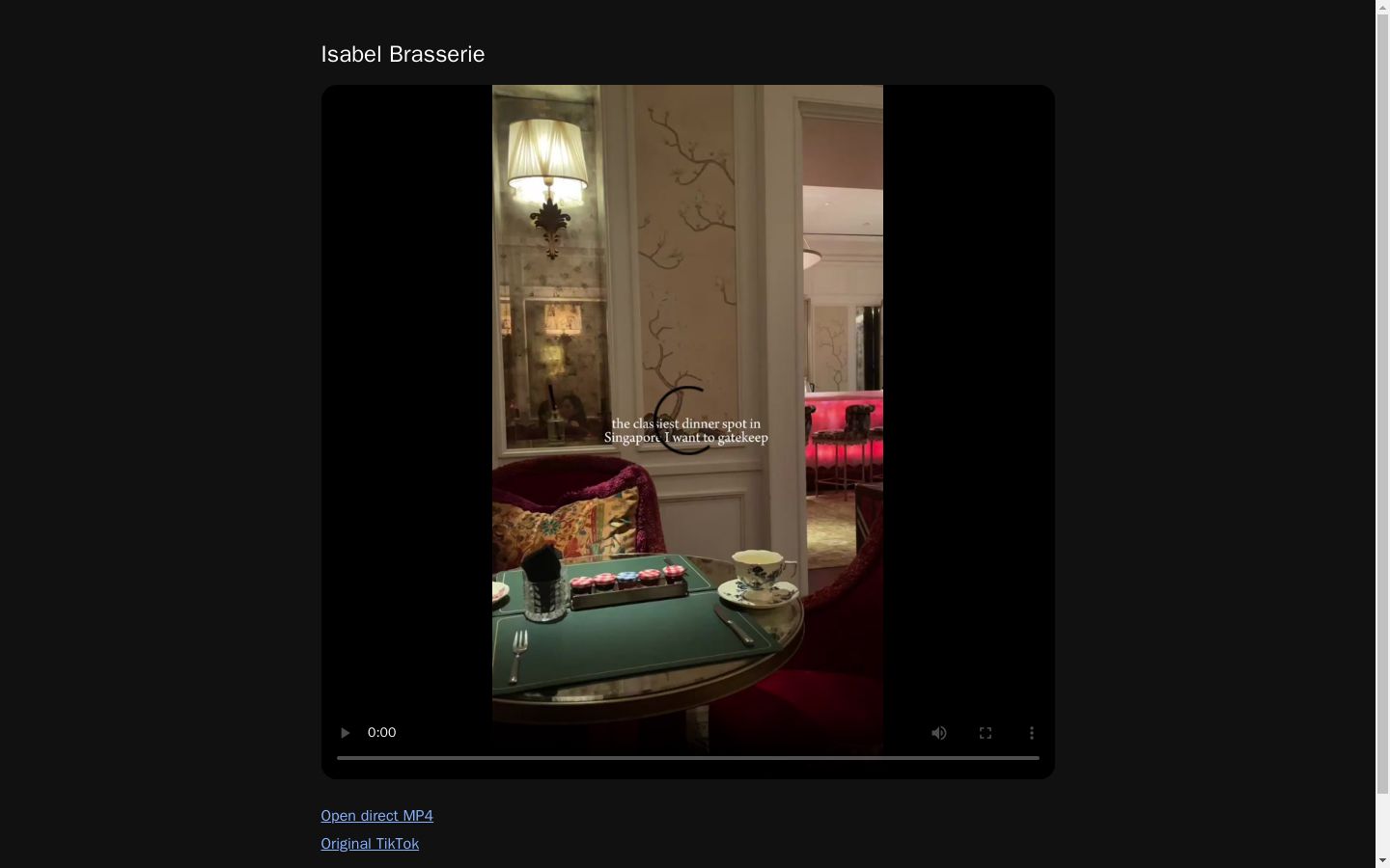 Isabel Brasserie