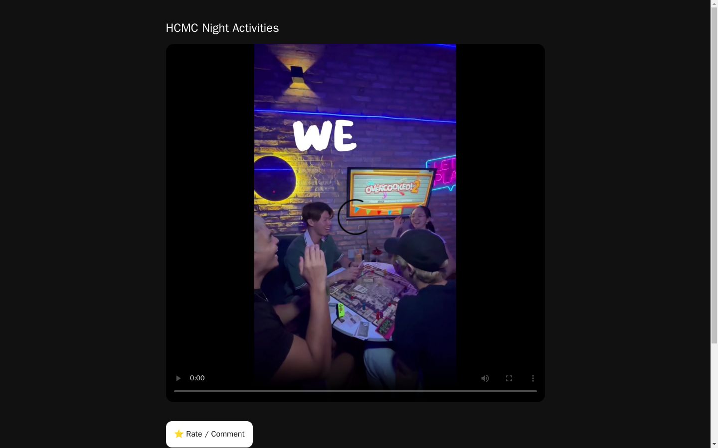 HCMC Night Activities