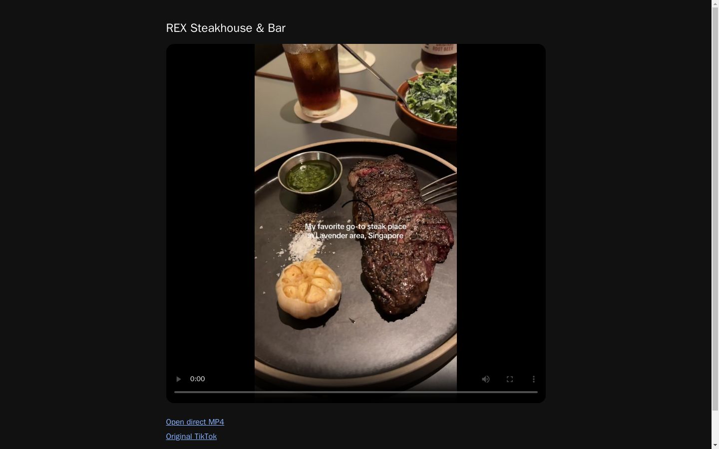 REX Steakhouse & Bar