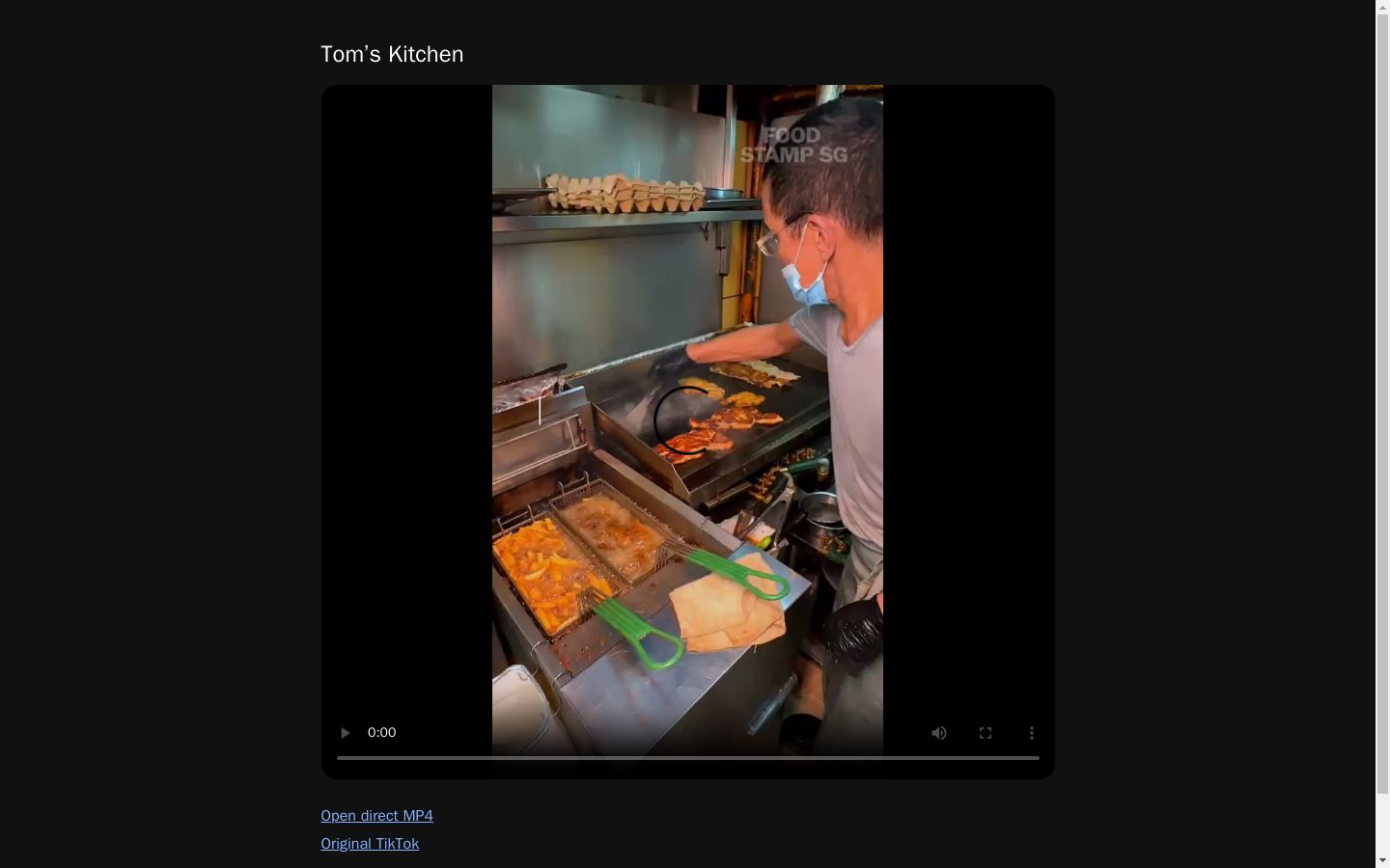 Tom’s Kitchen