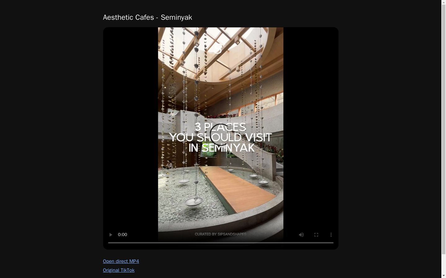 Aesthetic Cafes - Seminyak