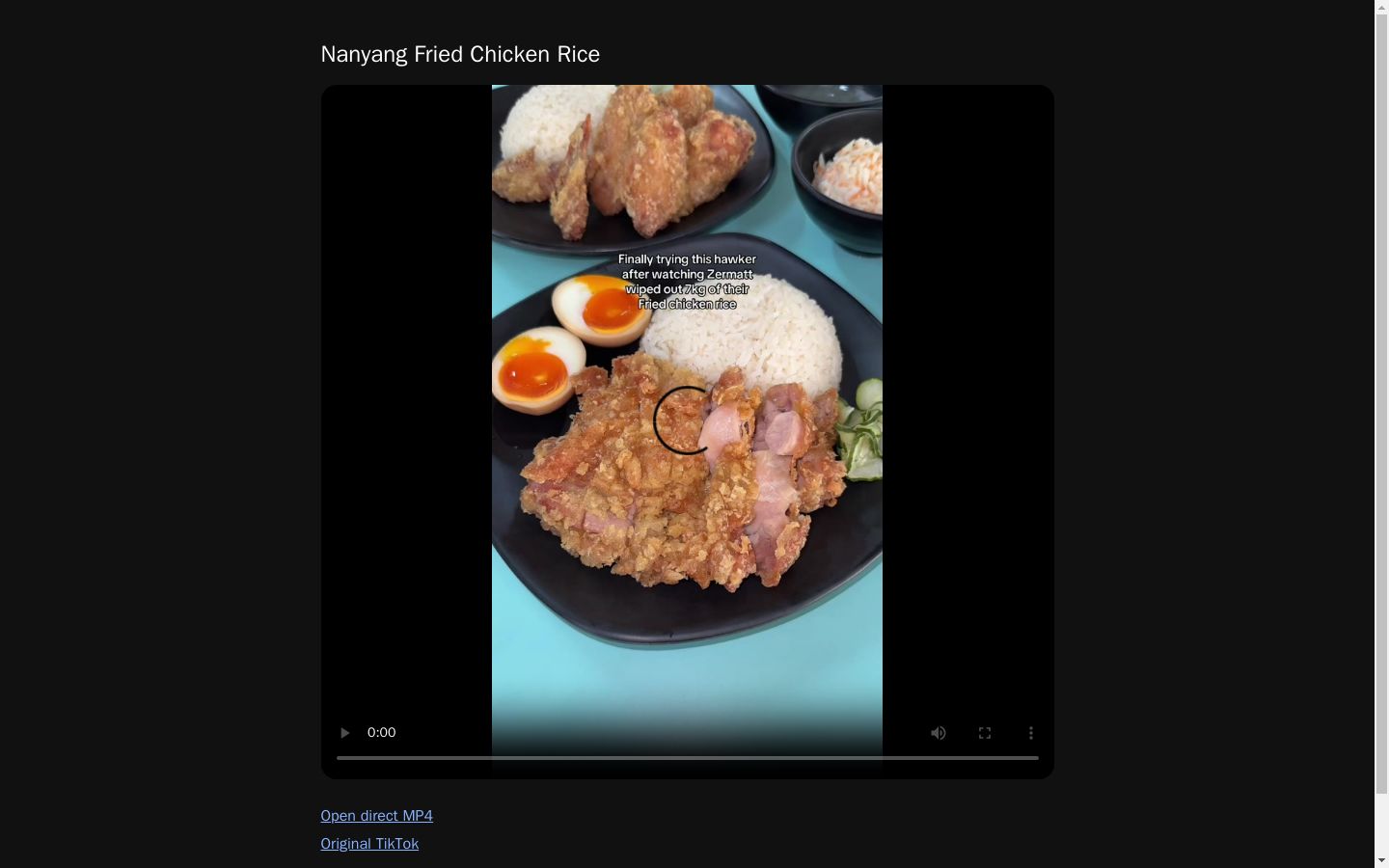 Nanyang Fried Chicken Rice