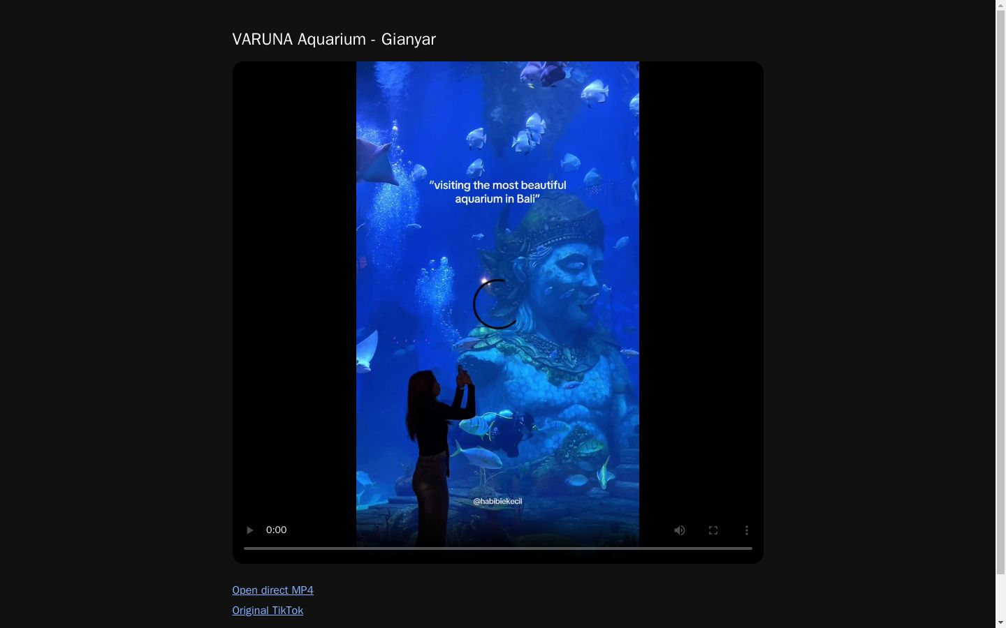 VARUNA Aquarium - Gianyar